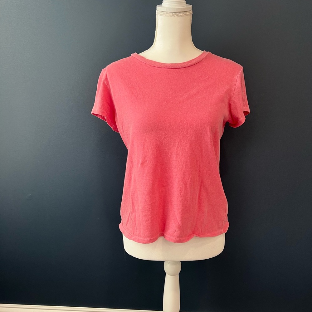 Perfectwhitetee Coral Short Sleeve Tee